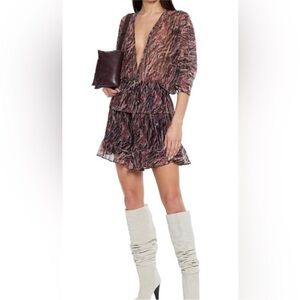 Iro beautiful silk dress long sleeved